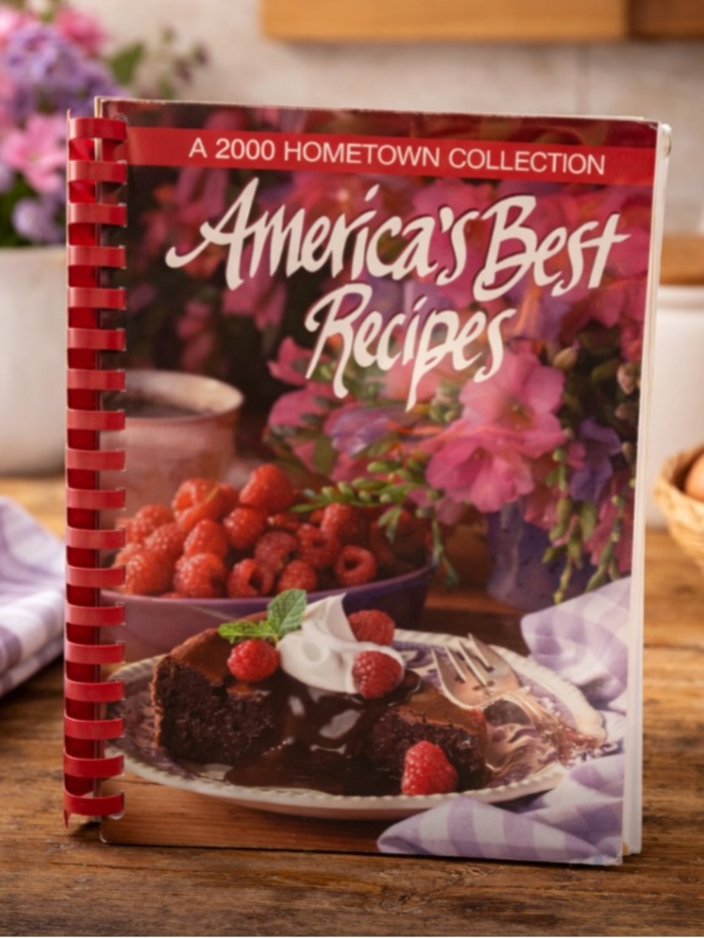 2000 America's Best Recipes Hometown Collection Cookbook Spiral Bound Oxmoor